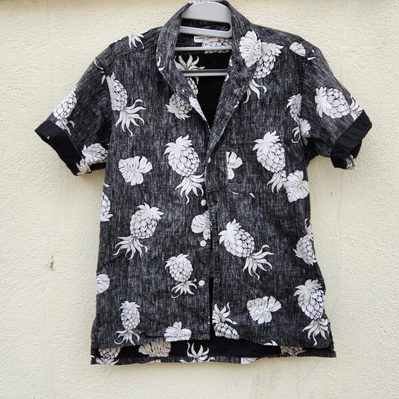 Engineered Garments NYC Aloha Pineapple Print Button Down Shirt - Picture 2 of 7